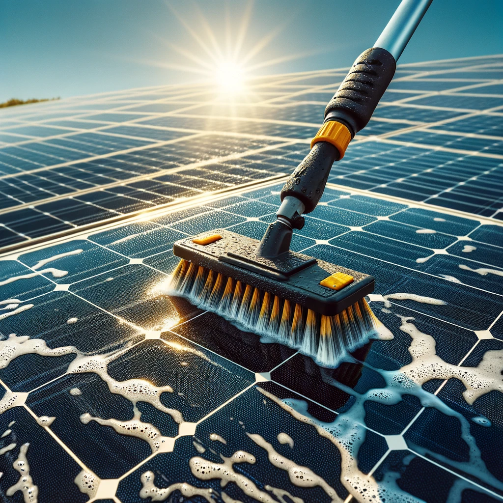Como limpar usinas fotovoltaicas