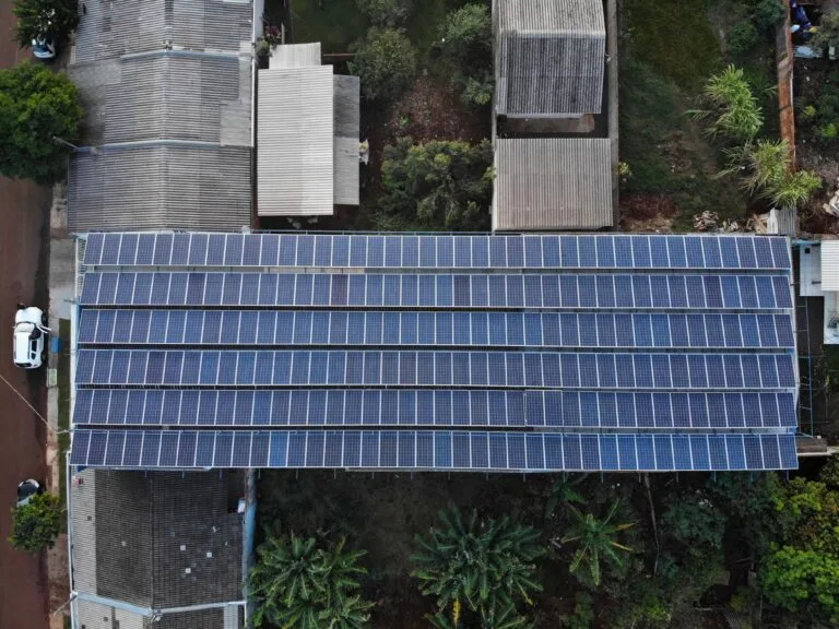 Energia solar industrial em Cascavel — Sorveteria Kimania