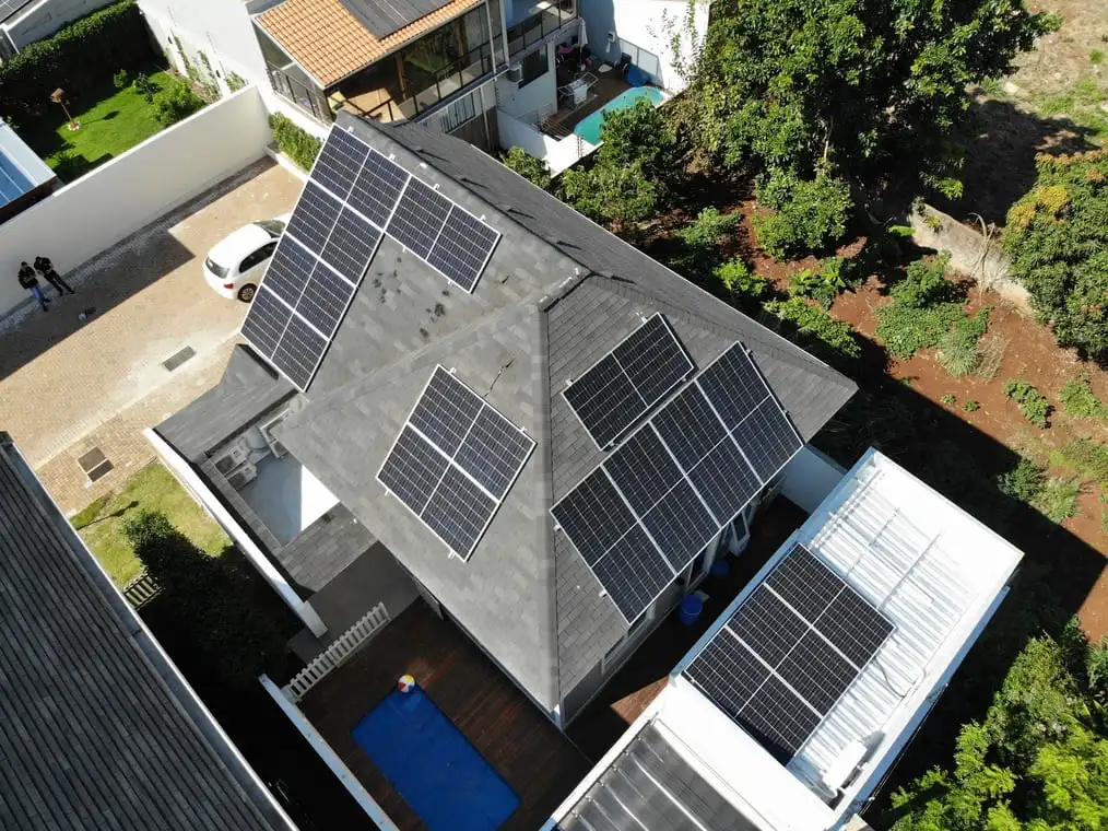 Energia solar residencial em Cascavel - PR.